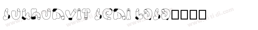 Sukhumvit Semi Bosd字体转换
